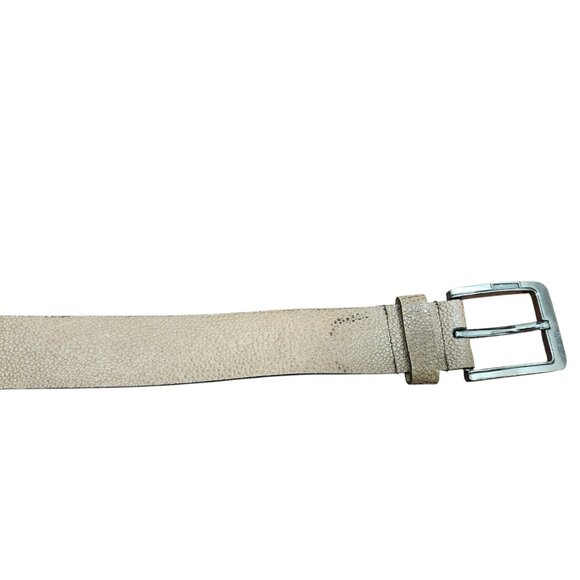 Stacy Adams Men’s Genuine Leather Belt Brown Textured Classic Dress Belt Size 38 - Picture 4 of 6